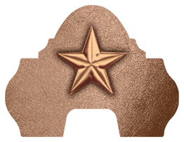 DARAY-L-430-CP-BZ Star Copper-Bronze
